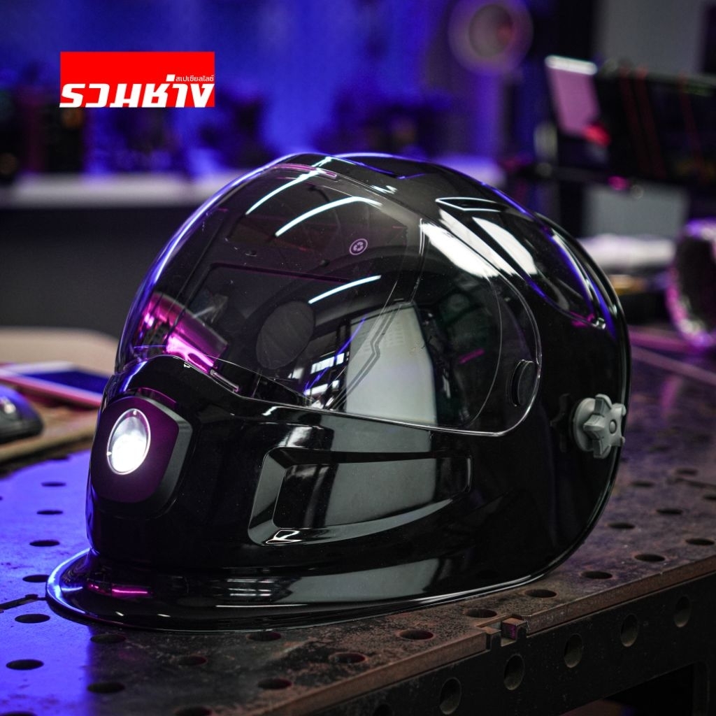 ANDELI หน้ากากเชื่อมตัดแสงออโต้ รุ่น ASTRO หน้าจอ TRUECOLORS เกรดสูงสุด กระจกรอบด้าน มีไฟฉายส่องชิ้น