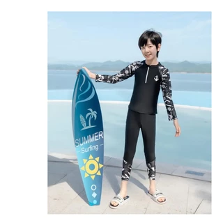 Saki Swimwear ชุดว่ายน้ำเด็กผู้ชาย รุ่น SB-82503 ชุดว่ายน้ำ กันแดด ระบายอากาศได้ดี ชุดว่ายน้ำสำหรับเด็ก