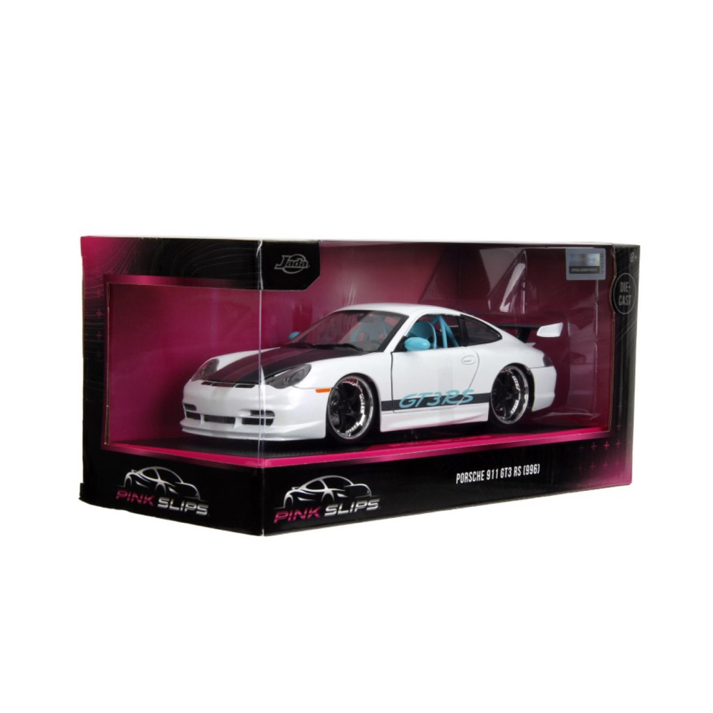 โมเดลรถเหล็ก 1/24 Porsche 911 GT3 RS (996) [Pink Slips][JADA]