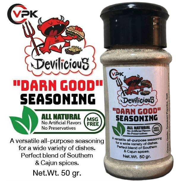 Devilicious Darn Good Seasoning 50 gr, Deviliciously Good, Simple yet Delicious, versatile blend of 