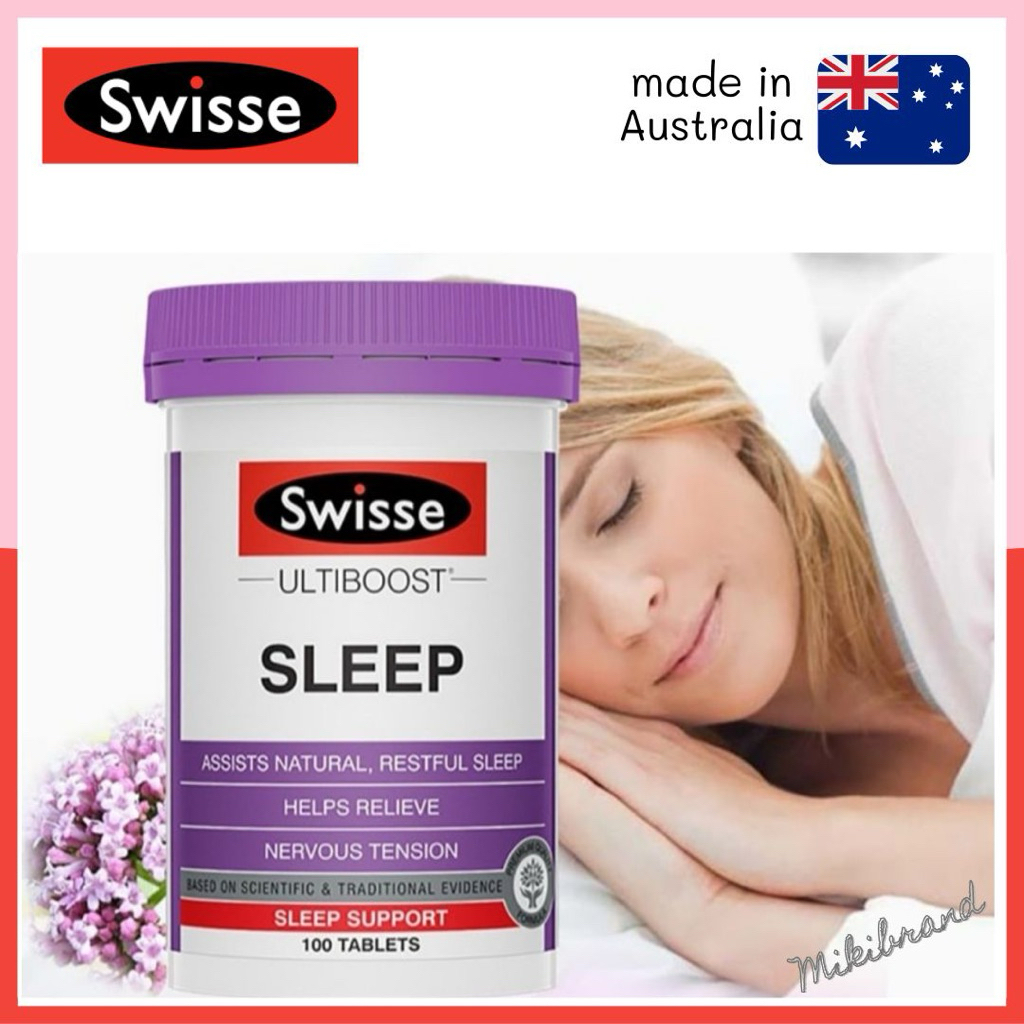 ลอทใหม่ exp.2027 SWISSE ULTIBOOST SLEEP วิตามินช่วยในการนอน  ขนาด 100 capsules