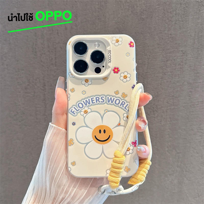 เคส OPPO ดอกไม้สวยงาม A15 A16 A18 A38 A78 A38 A18 A58 A77 A35 A17 A17K A79 5G A53 A16s A55 A3s การป้องกัน ที่อ่อนนุ่ม