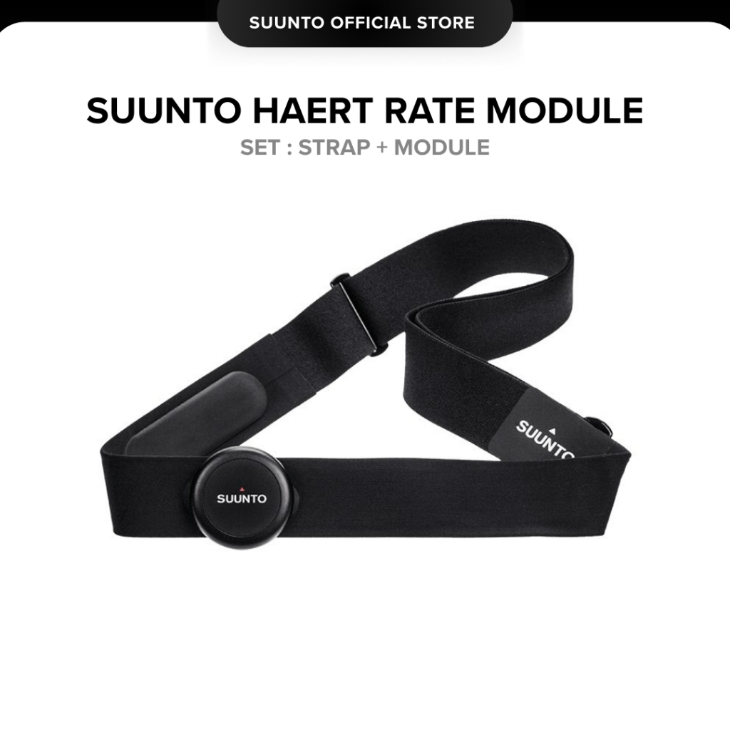 SUUNTO สายคาดอก Strap / Module Sensor วัดหัวใจ Heart Rate ขายเป็น SET - รับประกันศูนย์ไทย 1 ปี