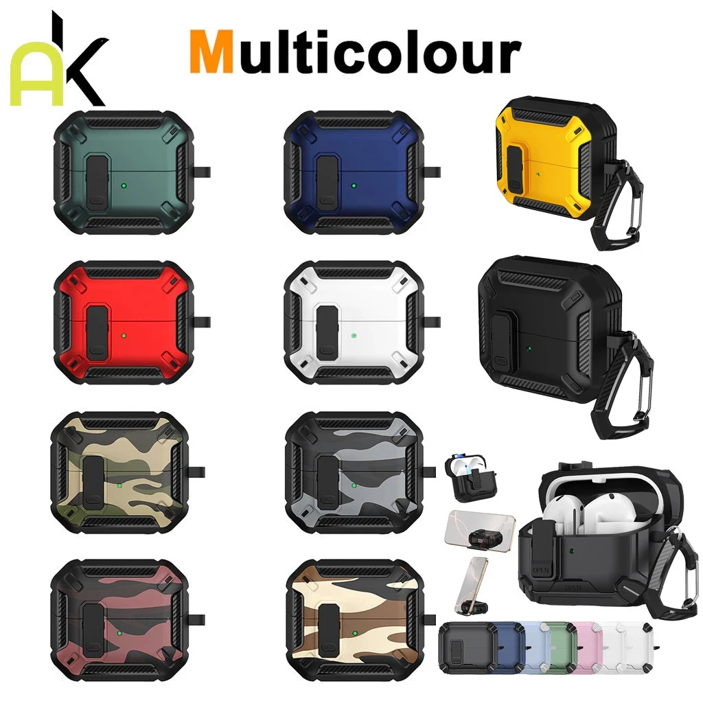เกราะกันกระแทกสําหรับ Samsung Galaxy Buds3 3Pro หูฟังอุปกรณ์เสริม Buds 3 Pro พวงกุญแจสวิทช์ Secure Lock ป้องกัน Cover