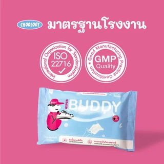 โปรแถมสุดคุ้ม ทิชชู่เช็ดรองเท้า WIPES BUDDY (1ซองบรรจุ 10 แผ่น)