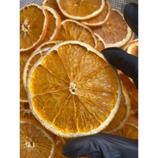 Happun ส้มสไลด์อบแห้งคัดเกรด ขนาดเล็ก  ใช้ตกแต่งอาหารเครื่อง…