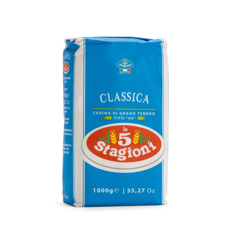 Pizza Flour 00 Classica Nazionale 1kg/แป้งสาลีสำหรับทำพิซซ่า ซอฟท์ วีท ฟลาว 00 คลาสสิค