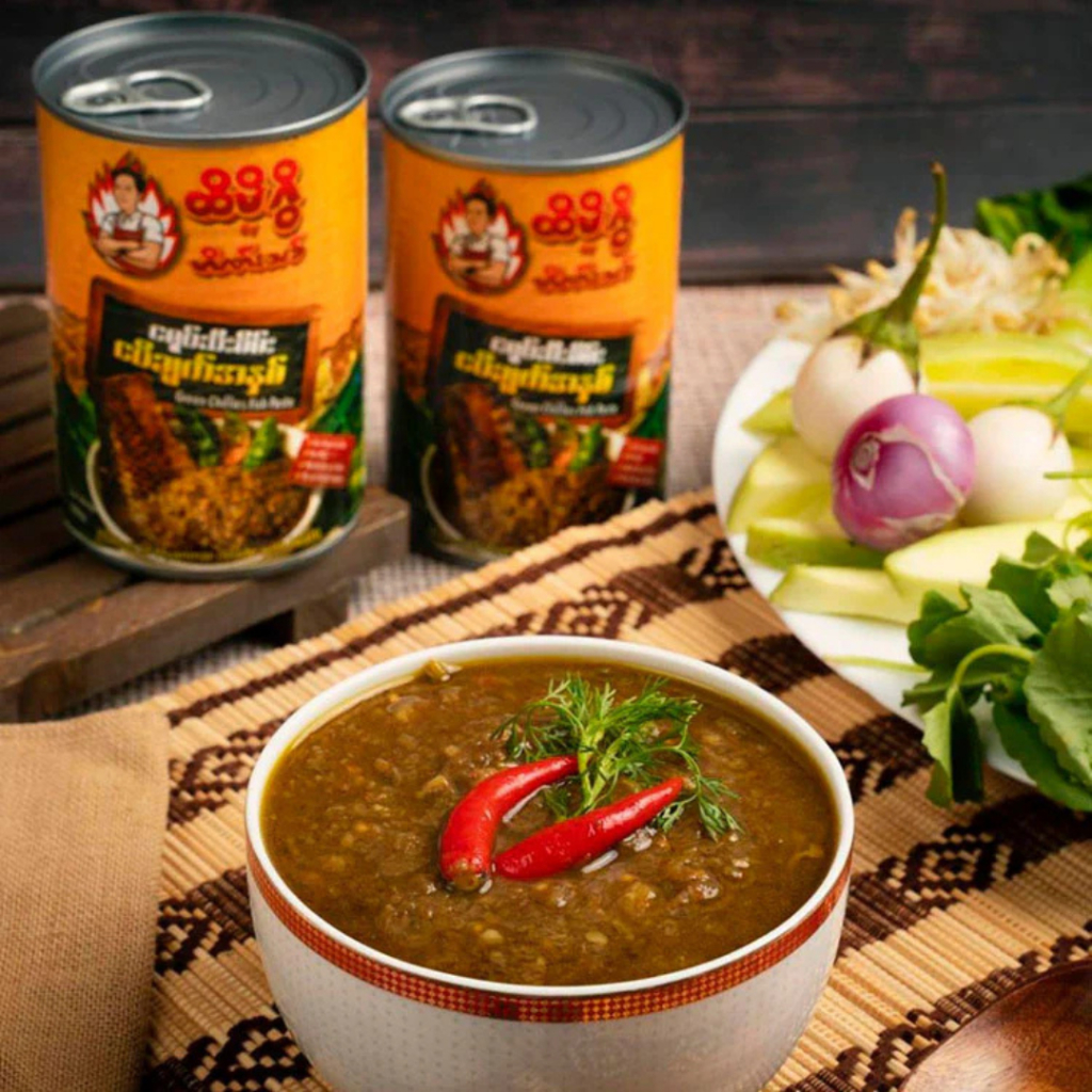 น้ำยาขนมจีน ยี่ห้อ ธิมิกุ้ย  Hteet Meet Gweet  Moe Hin Ka,chin maung kyaw and nga pi chat (1pcs)