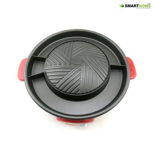 เตาย่างบาร์บีคิวพร้อมสุกี้ รุ่น SM-EG1300 สีแดง