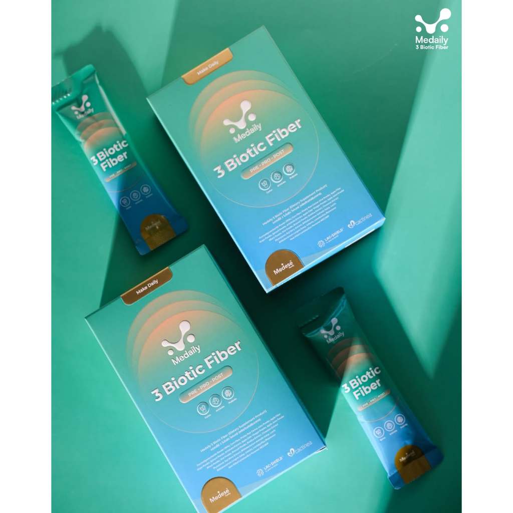 [NEW️️] Medaily 3 Biotic Fiber (15 กรัม x 5 ซอง) Medeseผลิตภัณฑ์เพื่อสุขภาพโดยแพทย์