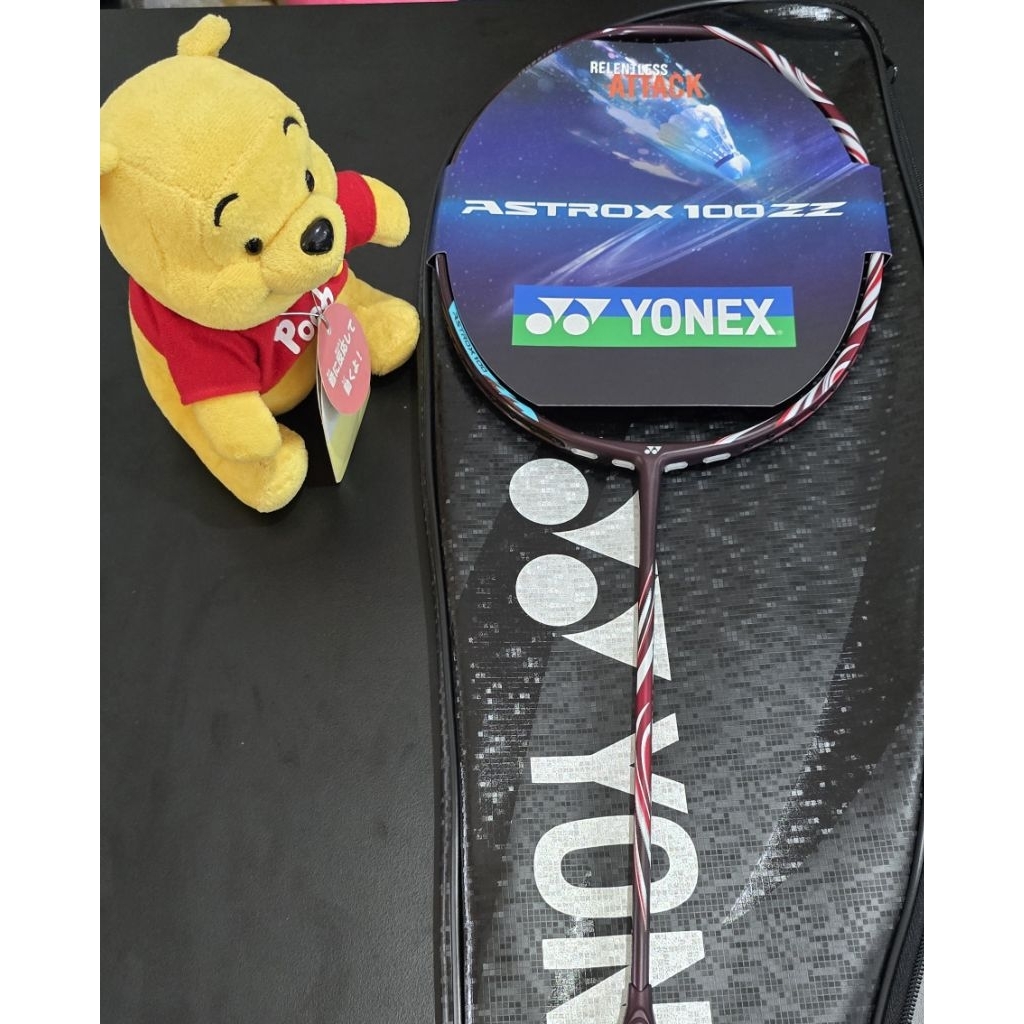 🐻🏸ไม้แบดมินตัน Yonex Astrox 100ZZ Kurenai TH/JP ไม้เปล่า พร้อมซอง และใบรับประกัน ไม่รวมการขึ้นเอ็น