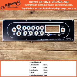เพลทรุ่น ZK-TB21+ปรีไมค์ ZK-AMP ขนาดแผ่น30x9ซม.👉Marwin'e.แบรนด์แรกเพลทคอมโพสิทในตู้บลูทูธDIY.สินค้าในไทย🇹🇭