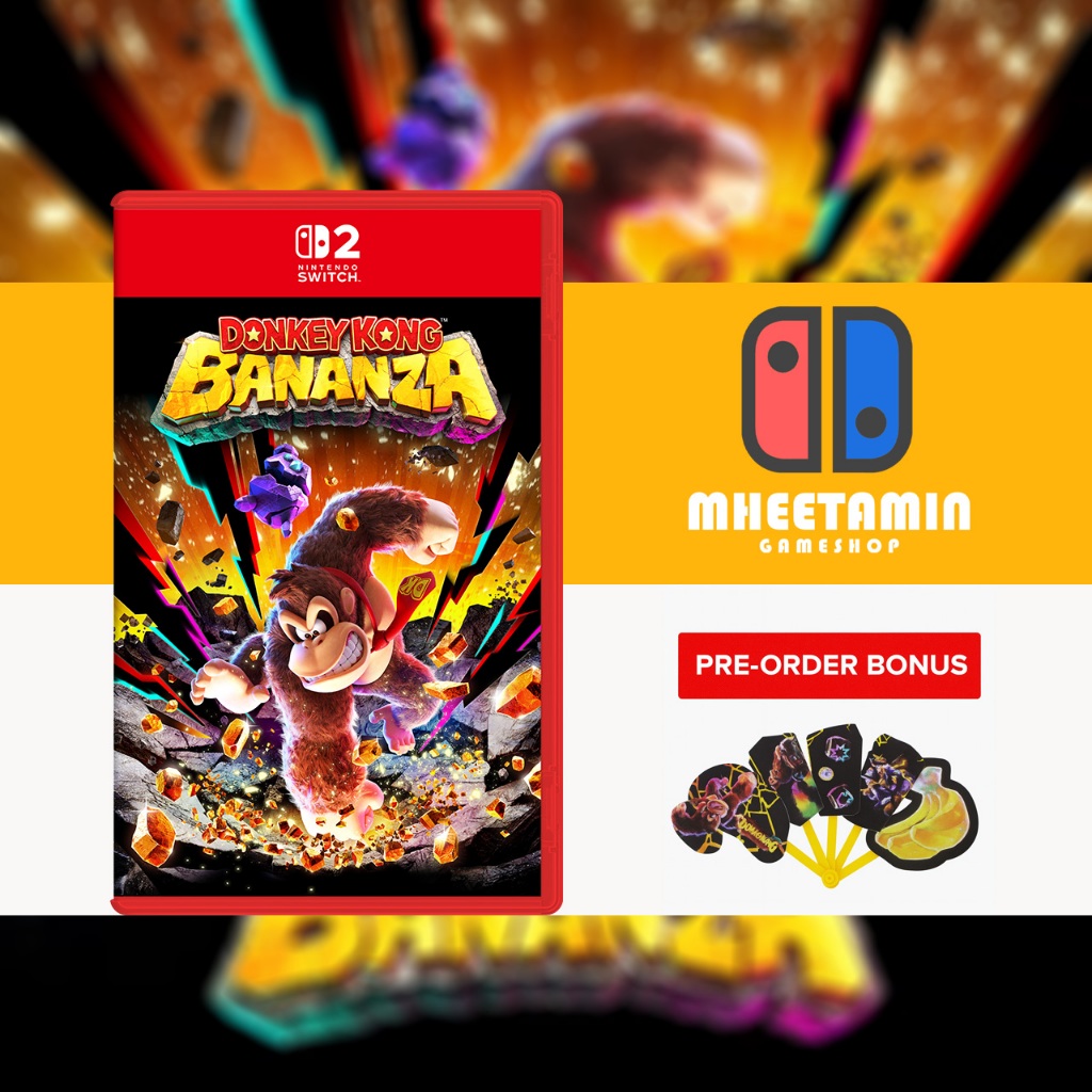 Nintendo Switch 2 Donkey Kong Bananza + Pre-Order Bonus [ASIA] [มือ1]
