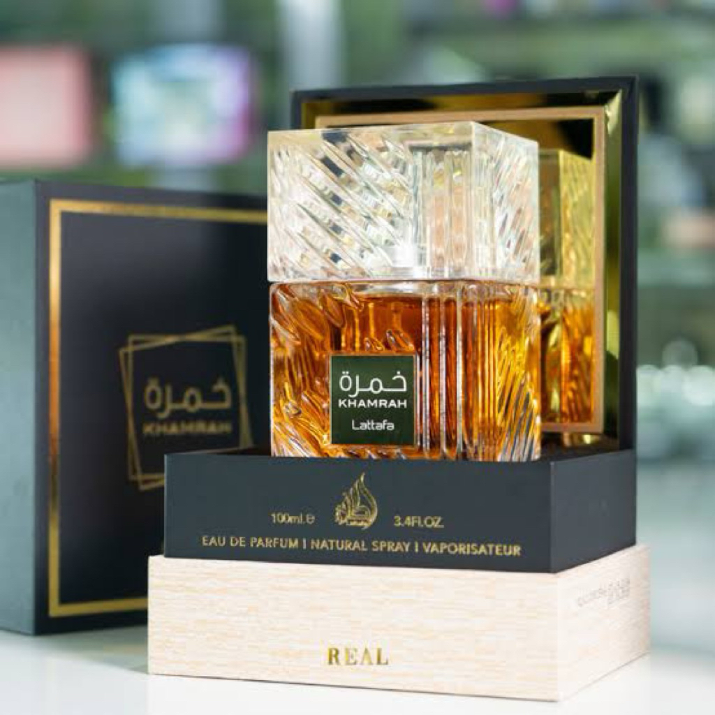 KHAMRAH Lattafa 100ml (กล่องดำ)แท้100% ไม่แท้ยินดีคืนเงิน