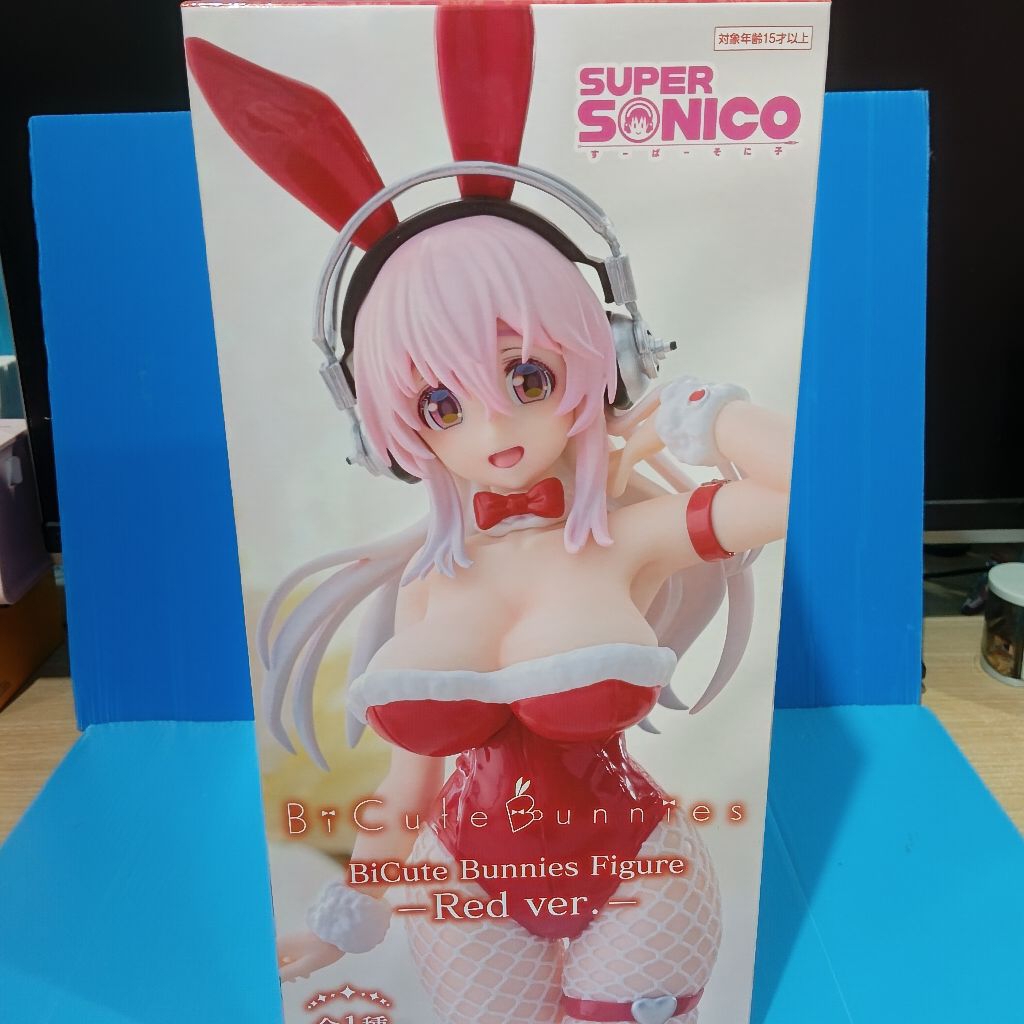Super Sonico (Red Color Ver.) BiCute Bunnies Figure  ลิขสิทธิ์แท้  มือ  1  นำเข้าจากญี่ปุ่น
