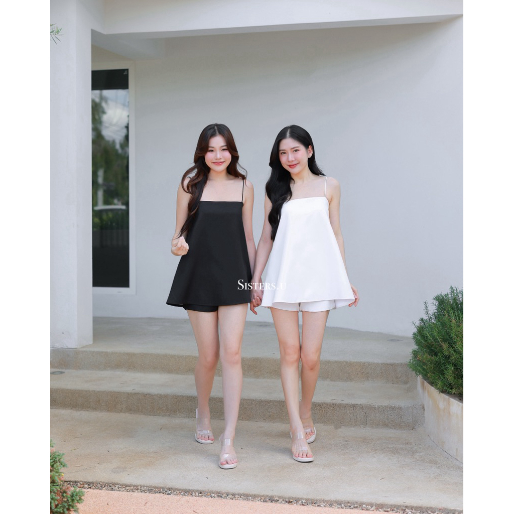 Sisters.u Luna Flowy เสื้อสายเดี่ยวตัวยาว