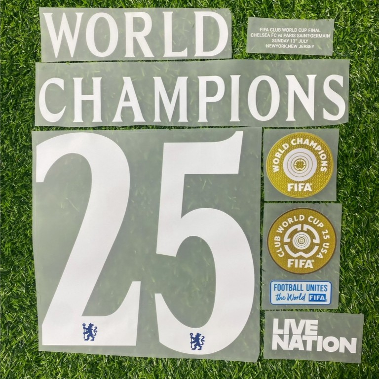 FONT เชลซี ฉลองแชมป์ ฟีฟ่าคลับ เวิล์ด คัพ 2025 , หน้าอกแชมป์ , แมทดีเทลนัดชิงสโมสรโลก