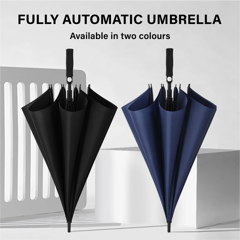 ร่มใหญ่ ร่มกอล์ฟ 150cm 2ชั้น อัตโนมัติเปิด ร่มกันยูวี 52/59in Auto 2 layers Golf Umbrella