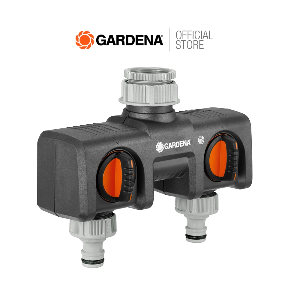 GARDENA ข้อต่อก๊อกน้ำหัวแยก 2 ทาง (08193-20)