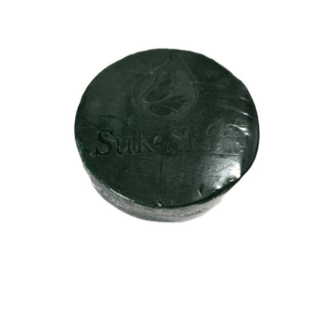 Suk Skin Herbs สบู่สมุนไพร สุขสกิน  ก้อนละ 60 กรัมโปร1ก้อน[ไม่มีกล่อง]