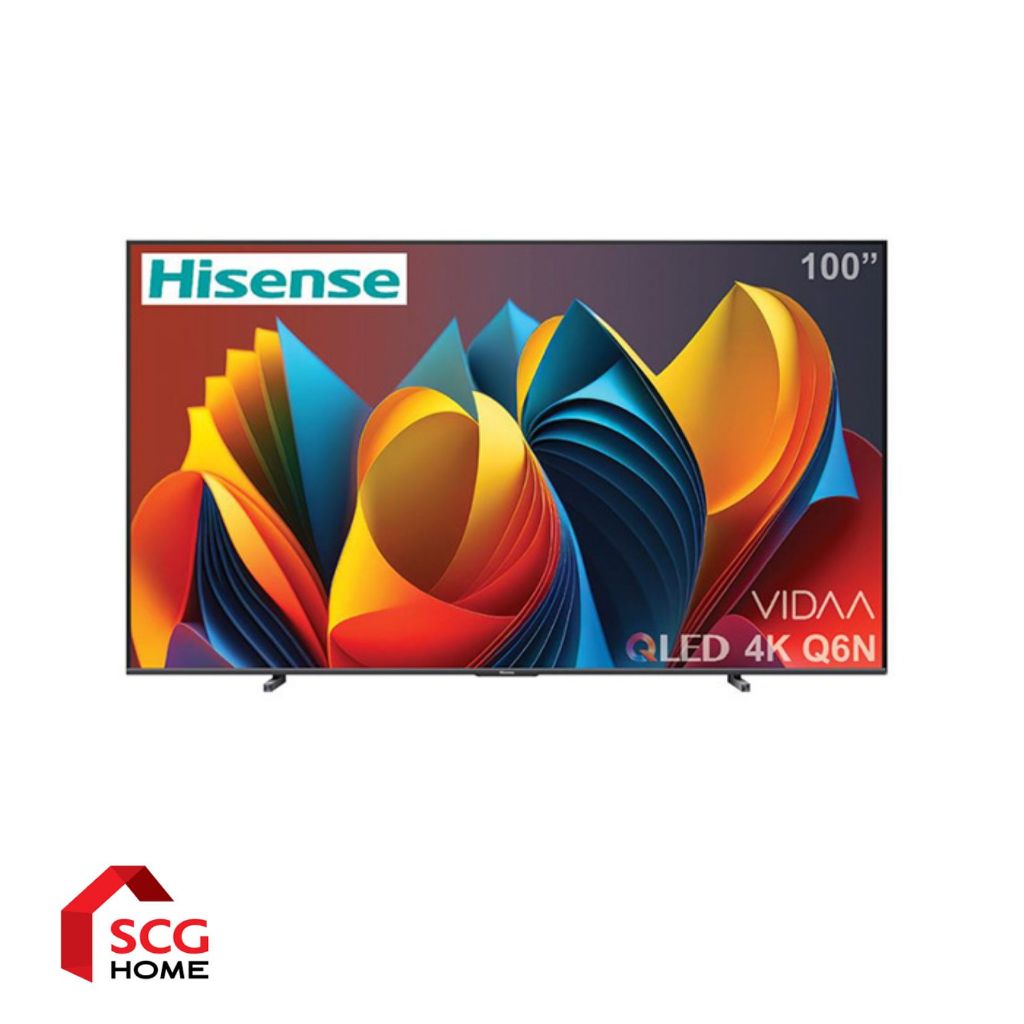 Hisense TV 100Q6N ทีวี 100 นิ้ว (4K, QLED, VIDAA) รุ่น 100Q6N
