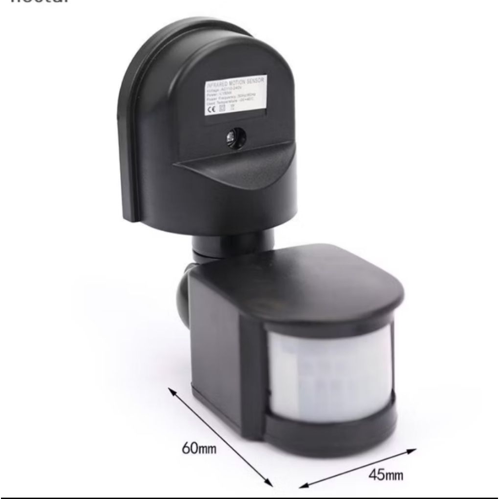 PIR Motion Sensor Switch Light Lamp Sensor Detector เครื่องตรวจจับความเคลื่อนไหวอินฟราเรด 110V-240V