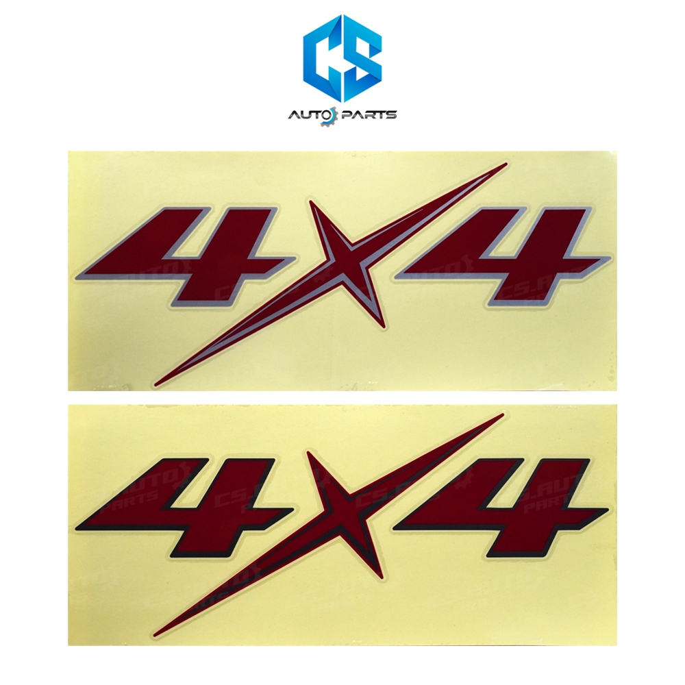 (แท้100%)สติ๊กเกอร์ 4x4 - ISUZU D-MAX V CROSS (1แผ่น)