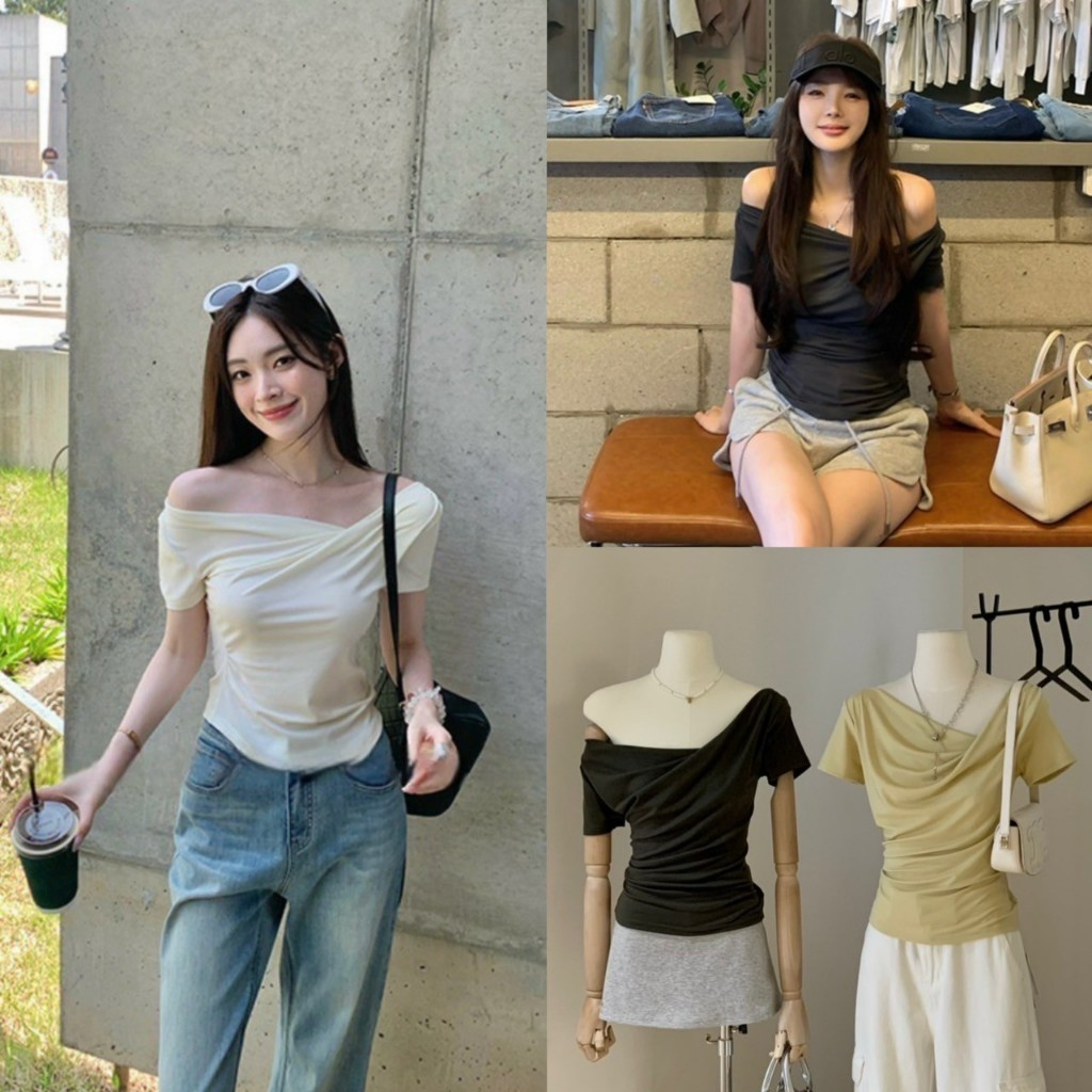 เสื้อคอถ่วงรุ่น 6440 TAG WG.WE 🇰🇷🇰🇷