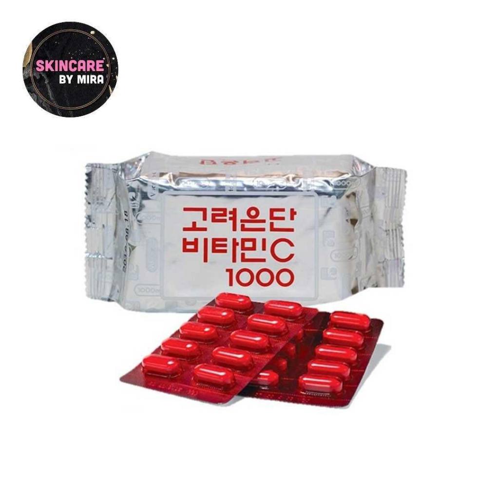 Korea Eundan Vitamin C 1000mg 60 Tablets โคเรีย อึนดัน ผลิตภัณฑ์เสริมอาหารวิตามินซี 1,000 มิลลิกรัมต่อเม็ด.