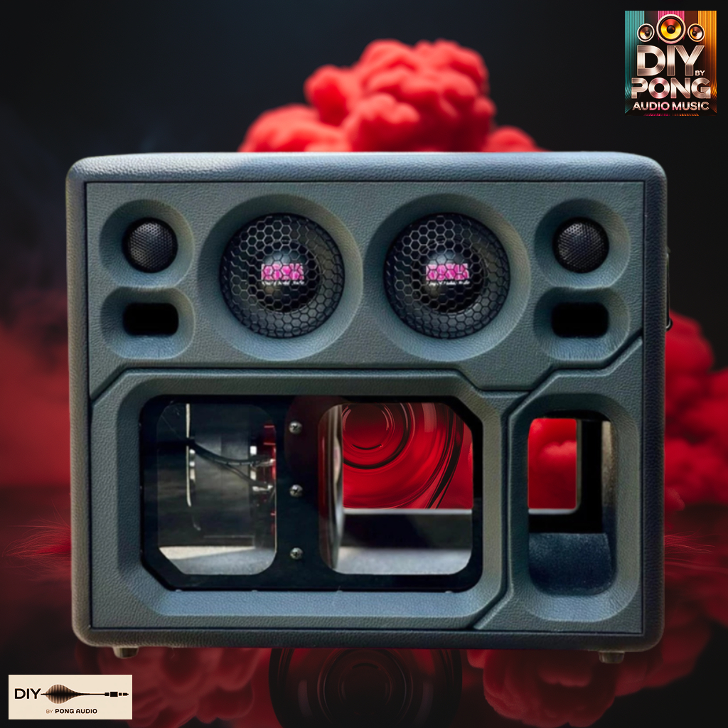 ลำโพงบลูทูธ DIY 6.5นิ้ว  KOMA  คาราโอเกะ ไฟสองระบบ KOMAแท้100%