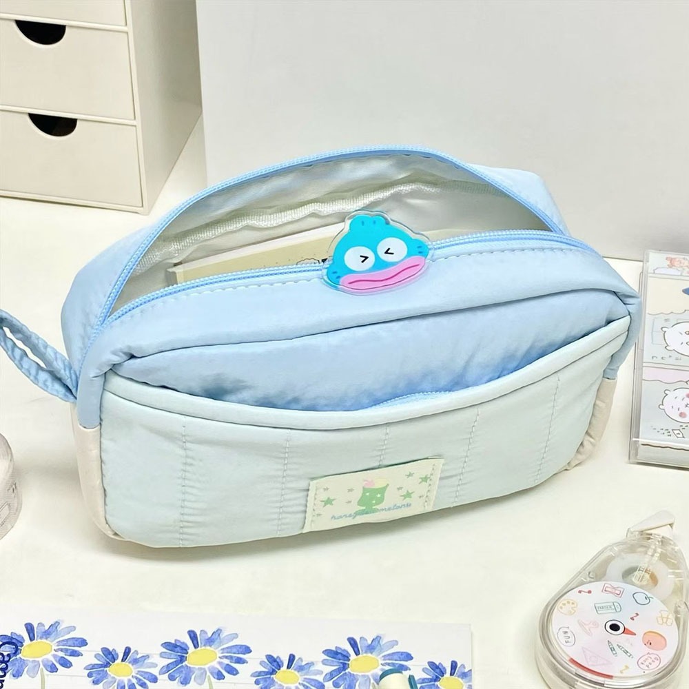 กระเป๋าดินสอ ผ้าใบ มัลติฟังก์ชั่น ชั้นเก็บหลายชั้น ความจุขนาดใหญ่ ใส่ปากกา เครื่องเขียน สำนักงาน - รูปที่ 7