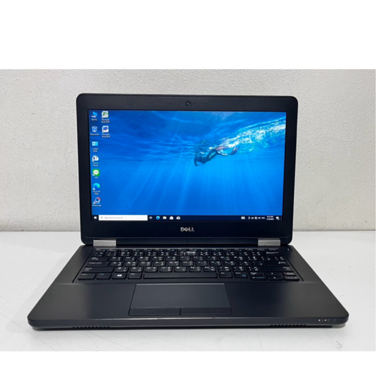 โน๊ตบุ๊ค Notebook มือสอง Dell E5270 Core i5 Gen6 Ram4G SSD 250G จอ 12.5นิ้ว ฟรีเมาส์ไร้สาย