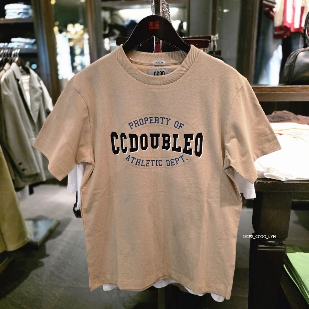 🛍 เสื้อยืดกราฟฟิค CC DOUBLE O CCOO ผู้ชาย คอลใหม่ล่าสุด ของแท้💯% จัดส่งพร้อมถุงShop