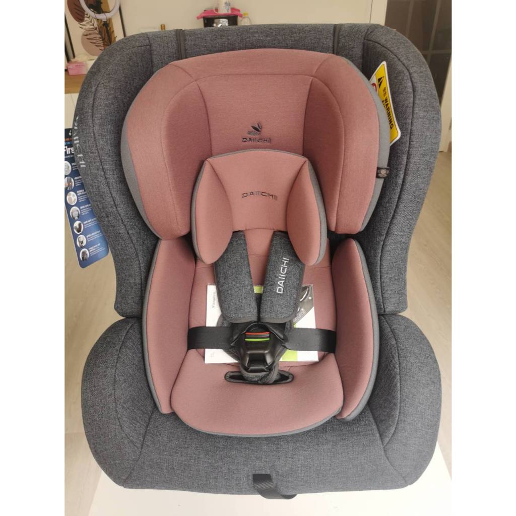 DAIICHI - First7 Plus Car Seat สี Rose Wood (ระบบBelt/Isofix) ** มือ2 สภาพดี**