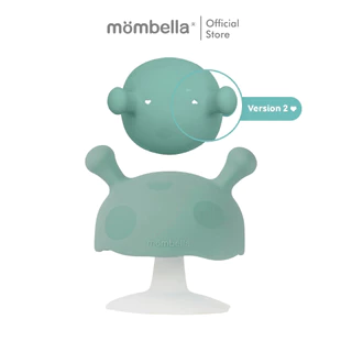 Mombella ยางกัดเห็ดมัมเบล่าสุดนิ่ม ของแท้จากอังกฤษ ปลอดภัยมี มอก. ยางกัดซิลิโคนอันดับ1 Mushroom Teether Eucalyptus