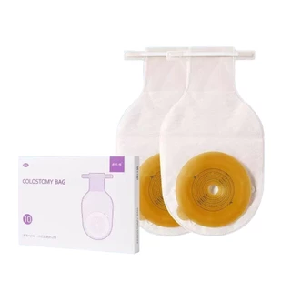 ถุงเก็บอุจจาระหน้าท้อง Colostomy Bag 10 Pcs 10 ชิ้น colostomy กระเป๋า 70 มม.ระบบชิ้นเดียว