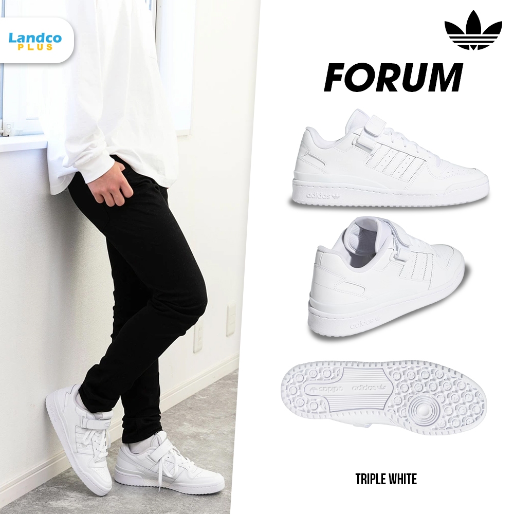 Adidas อาดิดาส รองเท้าผ้าใบ รองเท้าสีขาว OG M Forum Low Triple White FY7755 (3600)