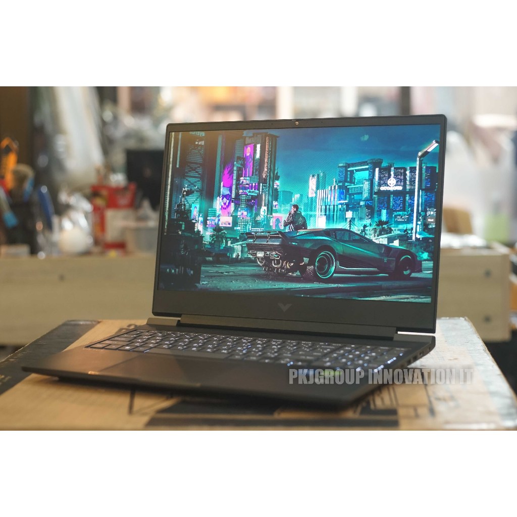 โน๊ตบุ๊คเล่นเกมมือสอง HP Victus 16-R0133TX i5-13500HX RAM 16GB M.2 512GB RTX4050 16.1" 165Hz