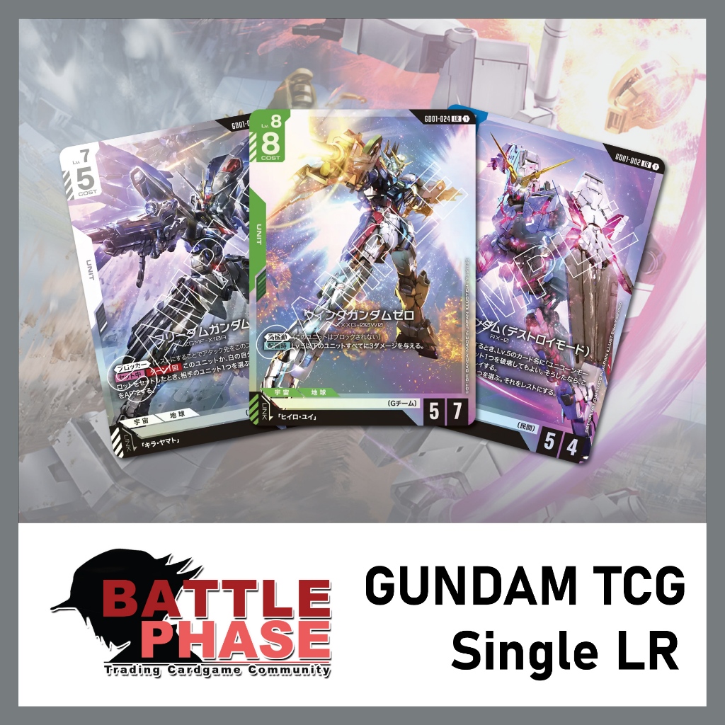 [ GUNDAM TCG JP ]  GD01 Newtype Rising Single LR