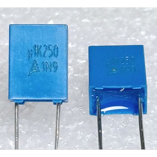 Epcos 0.1uf 100nf 104 250v polyester film capacitor MKT ตัวเก็บประจุ คาปาซิเตอร์ ระหว่างขา 5มิล รหัส u1k 250v