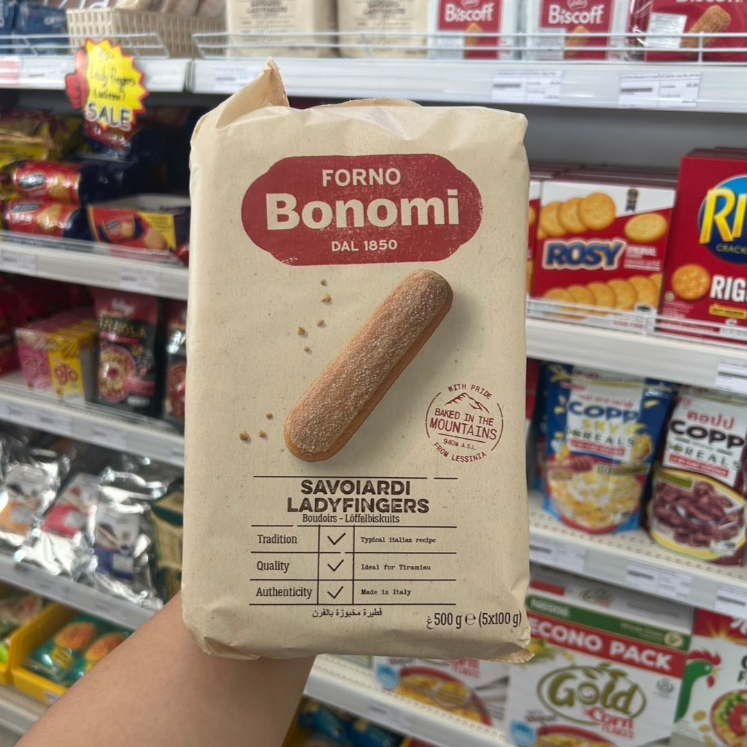 Lady Fingers Forno Bonomi 🥖 เลดี้ฟิงเกอร์แท้ จากอิตาลี 🇮🇹 (1แพ็ค60ชิ้น)
