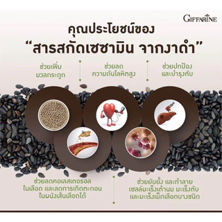 งาดำสกัด เซซามิ เซซามิน งาดำ กิฟฟารีน งาดำแคปซูล SESAMI-S สารสกัดจากงาดำ เซซามิ เซซามิน ของแท้