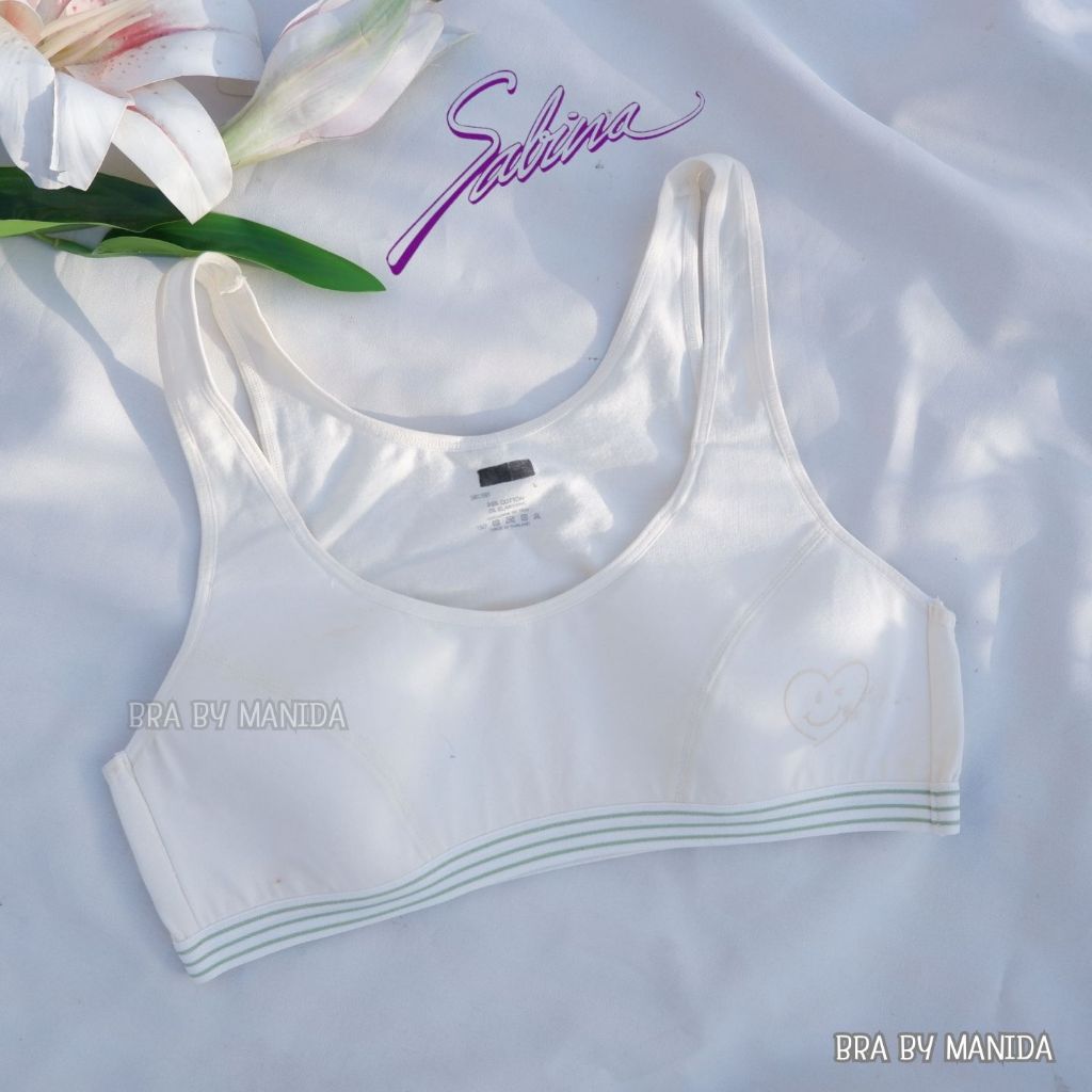 👧🍑 Sabina Kids Pre-Teen Bra – รุ่น SBC591 สีขาว 🤍 เสื้อชั้นในสำหรับสาวน้อยวัยเริ่มโต ที่เปลี่ยนผ่านอ