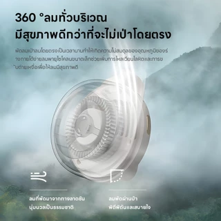 พัดลมมือถือ Bladeless Pocket Fan พัดลมพกพา ขนาดเล็ก เพิ่มพลังลม 3ระดับ ปรับ USB พัดลมมือถือ สําหรับระบายความร้อนกลางแจ้ง