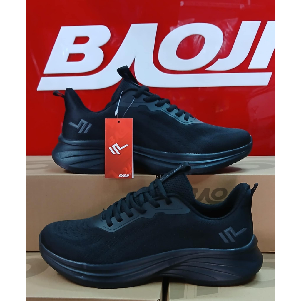 รองเท้า Baoji BJM 924 สีดำล้วน งานดีมากโคตรสวยมาใหม่ ของแท้ 100% ใส่นุ่ม เบา สบายเท้า