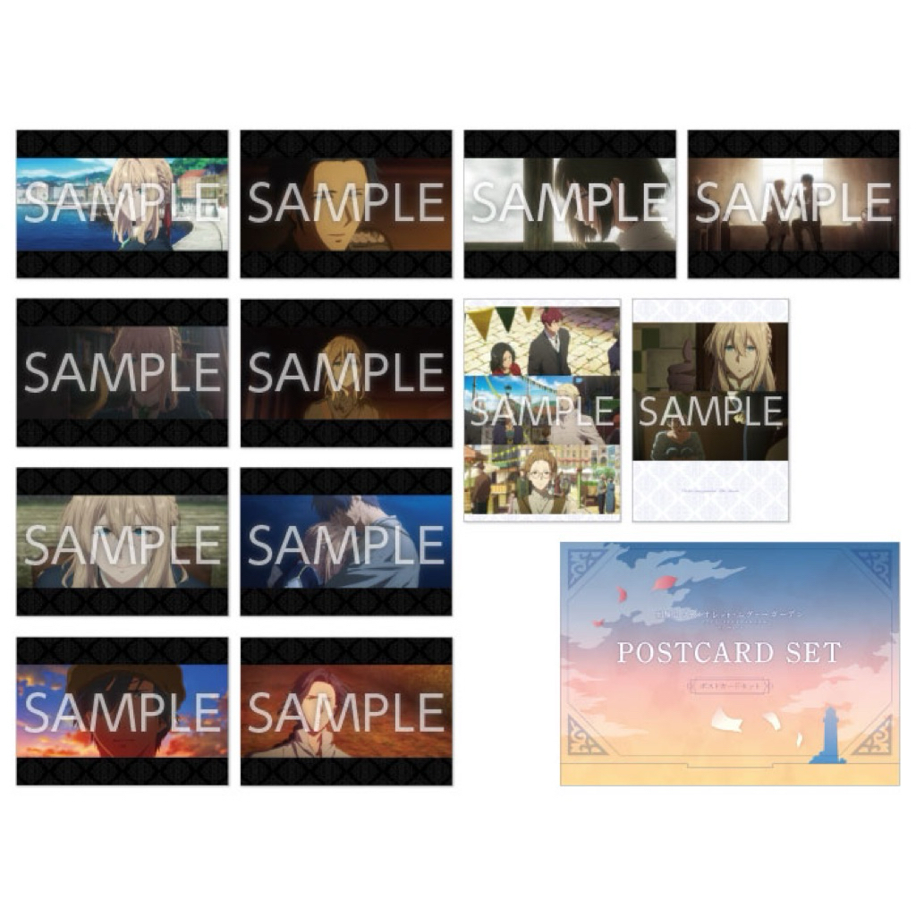 เซ็ตโปสการ์ด ไวโอเล็ต เอเวอร์การ์เดน[Violet Evergarden The Movie Postcard Set (12 pcs) - Violet Ever