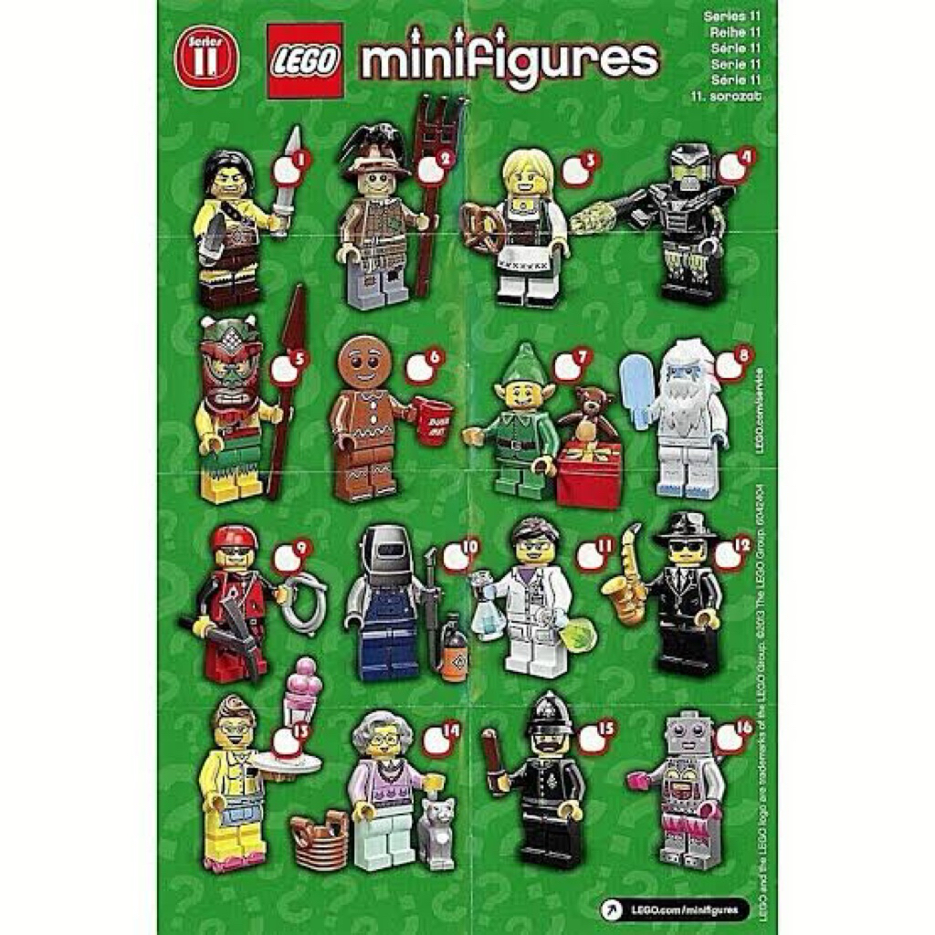 71002 : LEGO Minifigures Series 11 มือหนึ่งของแท้ 100% แบบเศษพร้อมส่ง