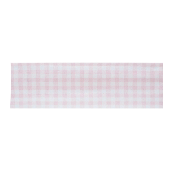 EMI JAY INFINITY HEADBAND IN BABY PINK GINGHAM
