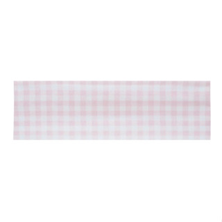 EMI JAY INFINITY HEADBAND IN BABY PINK GINGHAM