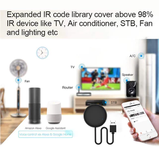 Tuya Smart IR Remote Control รุ่น S18 รีโมทอัจฉริยะ Wi-Fi สั่งด้วยเสียง ผ่านมือถือทั่วโลก รองรับ Alexa, Google Home